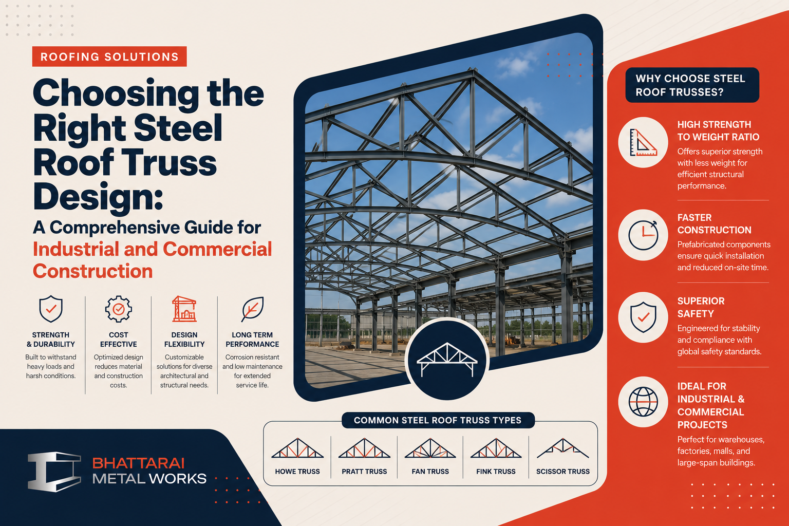 Choosing the Right Steel Roof Truss Design: A Comprehensive Guide for Industrial and Commercial Construction